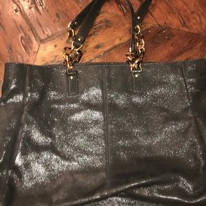 Gorgeous black Sequin Leather Fendi Shoulder bag